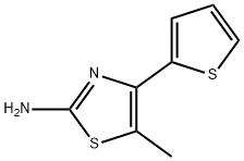 5-METHYL-4-THIOPHEN-2-YL-THIAZOL-2-YLAMINE Struktur