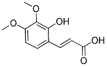 2-HYDROXY-3,4-DIMETHOXYCINNAMIC ACID Struktur