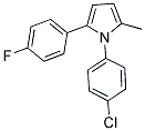 1-(4-CHLOROPHENYL)-2-(4-FLUOROPHENYL)-5-METHYL-1H-PYRROLE Struktur