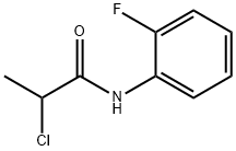 2-CHLORO-N-(2-FLUOROPHENYL)PROPANAMIDE Struktur