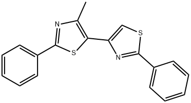 4-METHYL-2-PHENYL-5-(2-PHENYLTHIAZOL-4-YL)THIAZOLE Struktur