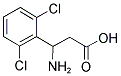 3-AMINO-3-(2,6-DICHLORO-PHENYL)-PROPIONIC ACID Struktur