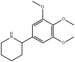 2-(3,4,5-TRIMETHOXYPHENYL)PIPERIDINE Struktur