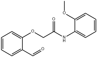 2-(2-FORMYLPHENOXY)-N-(2-METHOXYPHENYL)ACETAMIDE Struktur