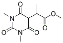 METHYL 2-(1,3-DIMETHYL-2,4,6-TRIOXOHEXAHYDRO-5-PYRIMIDINYL)PROPANOATE Struktur