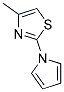 4-METHYL-2-(1H-PYRROL-1-YL)-1,3-THIAZOLE Struktur