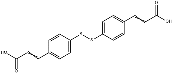 4,4'-DITHIOBISCINNAMIC ACID Struktur