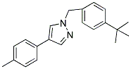 1-(4-TERT-BUTYLBENZYL)-4-(4-METHYLPHENYL)-1H-PYRAZOLE Struktur