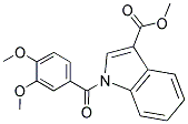 METHYL 1-(3,4-DIMETHOXYBENZOYL)-1H-INDOLE-3-CARBOXYLATE Struktur