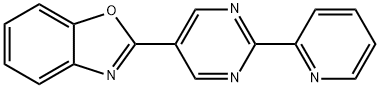 2-[2-(2-PYRIDINYL)-5-PYRIMIDINYL]-1,3-BENZOXAZOLE Struktur