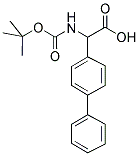 2-N-BOC-AMINOBIPHENYLACETIC ACID Struktur