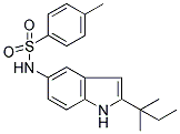 N-[2-(1,1-DIMETHYLPROPYL)-1H-INDOL-5-YL]-4-METHYLBENZENESULPHONAMIDE Struktur