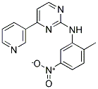 N-(2-METHYL-5-NITROPHENYL)-4-(3-PYRIDYL)-2-PYRIMIDINEAMINE Struktur