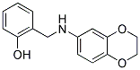 2-[(2,3-DIHYDRO-1,4-BENZODIOXIN-6-YLAMINO)METHYL]BENZENOL Struktur