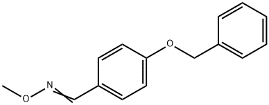 4-(BENZYLOXY)BENZENECARBALDEHYDE O-METHYLOXIME Struktur