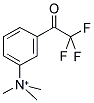 M-(N,N,N-TRIMETHYLAMMONIO)-2,2,2-TRIFLUOROACETOPHENONE, IODIDE, MONOHYDRATE Struktur