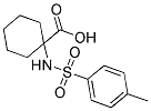 1-([(4-METHYLPHENYL)SULFONYL]AMINO)CYCLOHEXANECARBOXYLIC ACID Struktur