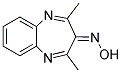 2,4-DIMETHYL-3H-1,5-BENZODIAZEPIN-3-ONE OXIME Struktur