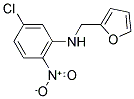 N-(5-CHLORO-2-NITROPHENYL)-N-(2-FURYLMETHYL)AMINE Struktur