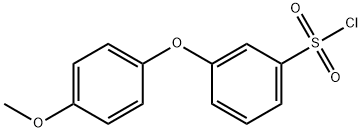 [3-(4-METHOXYPHENOXY)PHENYL]SULFONYL CHLORIDE Struktur