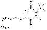 METHYL N-A-BOC-HOMOPHENYLALANINATE Struktur