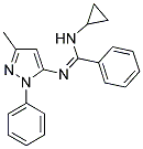 N-CYCLOPROPYL-N'-(3-METHYL-1-PHENYL-1H-PYRAZOL-5-YL)BENZENECARBOXIMIDAMIDE Struktur