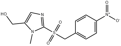 (1-METHYL-2-[(4-NITROBENZYL)SULFONYL]-1H-IMIDAZOL-5-YL)METHANOL Struktur