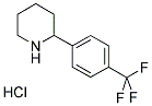 2-(4-(TRIFLUOROMETHYL)PHENYL)PIPERIDINE HYDROCHLORIDE Struktur