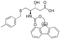 FMOC-(3R,4S)CYSTA(CH 3BZL)-OH Struktur