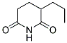 2-PROPYLGLUTARIMIDE Struktur