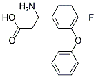 3-(4-FLUORO-3-PHENOXYPHENYL)-BETA-ALANINE Struktur