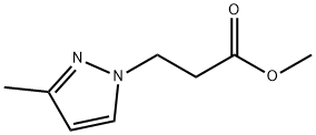 3-(3-METHYL-PYRAZOL-1-YL)-PROPIONIC ACID METHYL ESTER Struktur