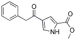 4-PHENYLACETYL-1H-PYRROLE-2-CARBOXYLIC ACID METHYL ESTER Struktur