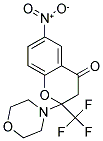 2-MORPHOLINO-6-NITRO-2-(TRIFLUOROMETHYL)CHROMANE-4-ONE Struktur