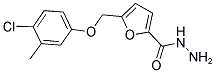 5-(4-CHLORO-3-METHYL-PHENOXYMETHYL)-FURAN-2-CARBOXYLIC ACID HYDRAZIDE Struktur