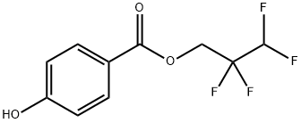 2,2,3,3-TETRAFLUOROPROPYL 4-HYDROXYBENZOATE Struktur