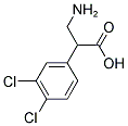 3-AMINO-2-(3,4-DICHLORO-PHENYL)-PROPIONIC ACID Struktur