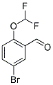 5-BROMO-2-(DIFLUOROMETHOXY)BENZALDEHYDE Struktur