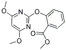 2-[(4,6-DIMETHOXYPYRIMIDIN-2-YL)OXY]BENZOIC ACID, METHYL ESTER Struktur