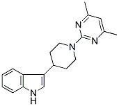 3-[1-(4,6-DIMETHYLPYRIMIDIN-2-YL)PIPERIDIN-4-YL]-1H-INDOLE Struktur