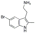 2-(5-BROMO-2-METHYL-1H-INDOL-3-YL)-ETHYLAMINE Struktur