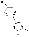 3-(4-BROMOPHENYL)-5-METHYL-1H-PYRAZOLE Struktur