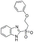 2-[(2-PHENOXYETHYL)SULFONYL]-1H-BENZIMIDAZOLE Struktur