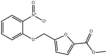 5-(2-NITRO-PHENOXYMETHYL)-FURAN-2-CARBOXYLIC ACID METHYL ESTER Struktur