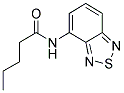 N-2,1,3-BENZOTHIADIAZOL-4-YLPENTANAMIDE Struktur