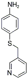 4-[(PYRIDIN-3-YLMETHYL)THIO]ANILINE Struktur