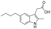 (5-BUTYL-2-METHYL-1H-INDOL-3-YL)ACETIC ACID Struktur