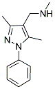 N-[(3,5-DIMETHYL-1-PHENYL-1H-PYRAZOL-4-YL)METHYL]-N-METHYLAMINE Struktur