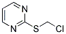 2-[(CHLOROMETHYL)THIO]PYRIMIDINE Struktur