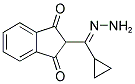 2-(CYCLOPROPYLCARBONYL)INDANE-1,3-DIONE, HYDRAZONE Struktur